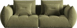 MICADONI 3-Sitzer Design Sofa Bloom - Samtbezug
