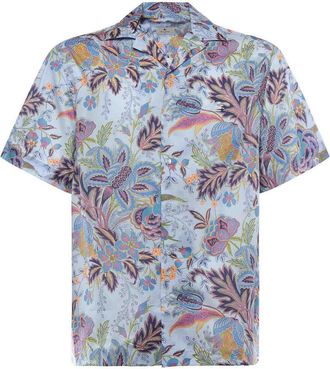 Etro Cotton Poplin Bowling Shirt