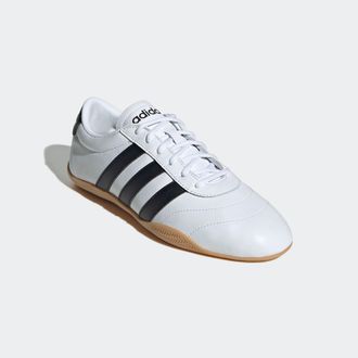 adidas Sneaker ADIDAS SPORTSWEAR GRAND COURT LO, Damen, Gr. 38,5, weiss (cloud wei&szlig;, core schwarz, gum 3), Leder, Synthetik, Schuhe Sneaker, Design auf den S