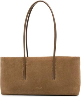 DeMellier Tassen, Dames, Bruin, ONE Size, Leer, Stockholm
