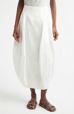 A.L.C. Veda Cotton Blend Bubble Skirt in Bone China at Nordstrom, Size 00