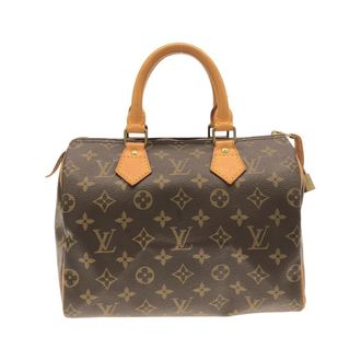 Louis Vuitton Monogram Marron Coated Canvas Boston Bag (Pre-Owned)