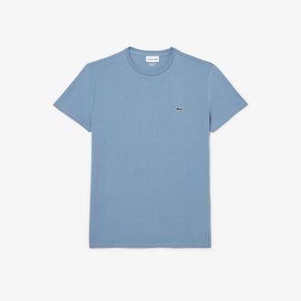 Lacoste Heren Pima Katoen T-Shirt (Lichtblauw)