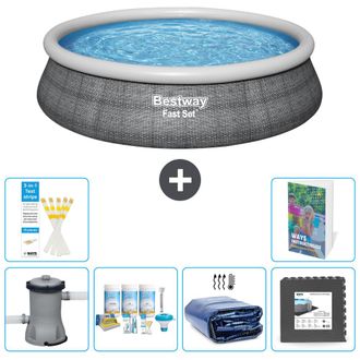 Bestway Piscina Bestway Fast Set Redonda - 457x84 Cm - 7-piezas S233