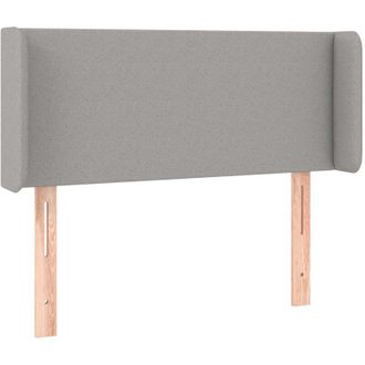 vidaXL Cabecero Con Led De Tela Gris Claro 83x16x78/88 Cm Vidaxl