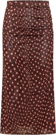 Stella McCartney Polka Dot Maxi Rok - Dames - Maxi Rokken - Veelkleurig - XS - Rokken