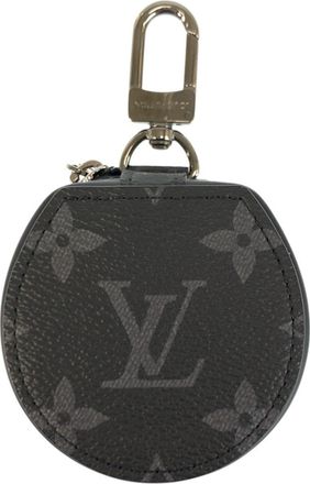 Louis Vuitton Black Gray Monogram Eclipse Monogram Eclipse Pouch (Pre-Owned)