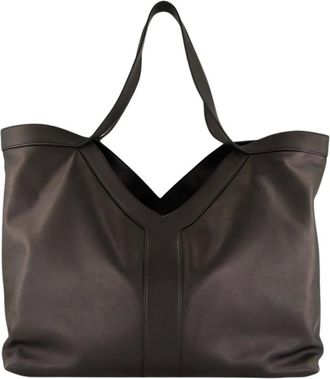 Saint Laurent Tassen, Heren, Zwart, ONE Size, Leer, Y Large Tote