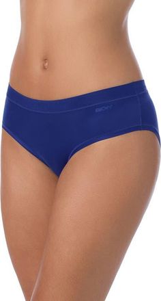 DKNY Litewear Active Comfort Hipster Panties in Atlantic Blue at Nordstrom, Size X-Large