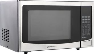 Emerson 1.2 Cu ft 1000 Watt Countertop Microwave Oven in Silver at Nordstrom