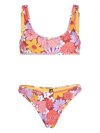 Reina Olga Bikini Coolio a fiori - Arancione
