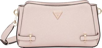 Guess Co Rosalba logo-plaque cross body bag - women - Polyurethane - One Size - Pink