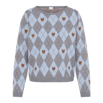 Ichi Brielle Knit - - Knitwear - Donna - Grigio - L