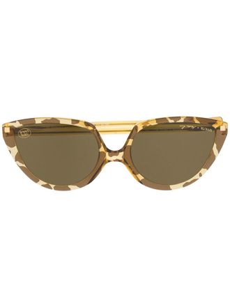 Mykita Mykita x Martine Rose SOS zonnebril - Geel