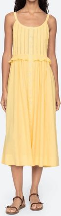 Sea New York Alberte Solid Tank Dress In Yellow