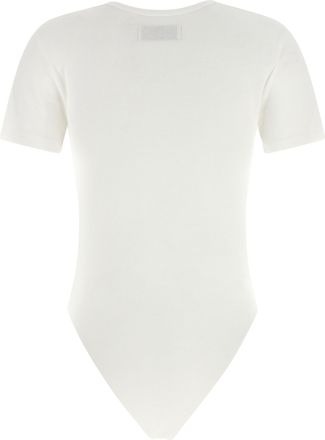 Vivienne Westwood Womens White Cotton Bodysuit Clothing