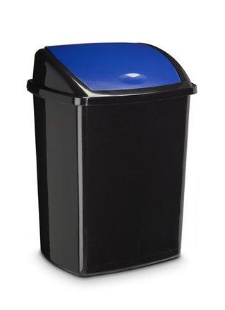 CEP Papelera Plastico Cep Basc. Azul 50l