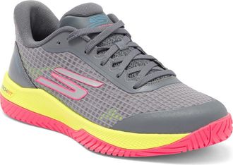 Skechers Viper Court Pro Pickleball Sneaker in Gray/Pink at Nordstrom, Size 7