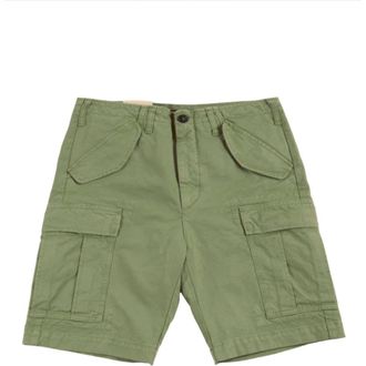 Fortela Minert Cotton Pocket Bermuda in Green at Nordstrom, Size 36 Eu