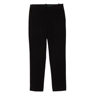 Lacoste Dames Katoen Stretch Slim Chinos (Zwart)