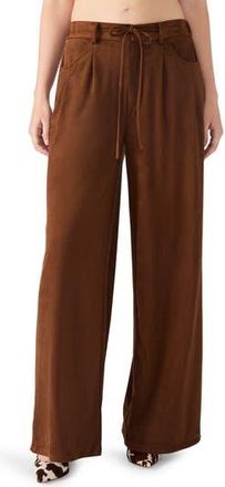 Steve Madden Alysia Faux Suede Drawstring Pants in Chicory Coffee at Nordstrom Rack, Size X-Large