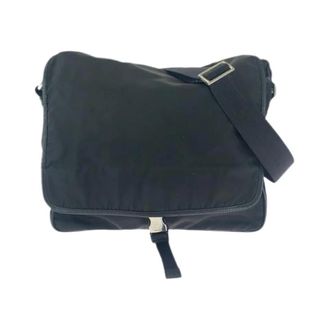 Prada Pre-owned Nylon Tessuto Triangle Logo Messenger Bag - - Pre-owned - Donna - Nero - ONE SIZE