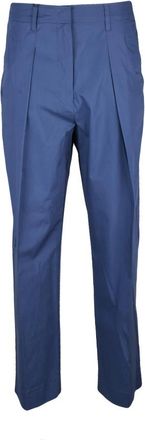 Marella Colbert Broeken - Dames - Broeken - Blauw - 3XS - Katoen - Broeken