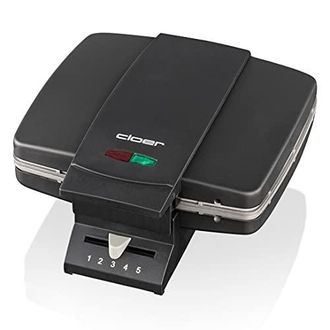 Cloer 1440 Gofrera Negra 930 W 5 Temperaturas