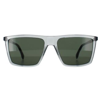 HUGO BOSS Square Mens Grey Havana Green 1490/S - One Size