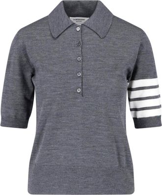 Thom Browne Polo In Lana Vergine