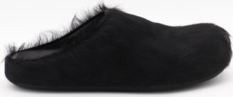 Marni Black Leather Sandals