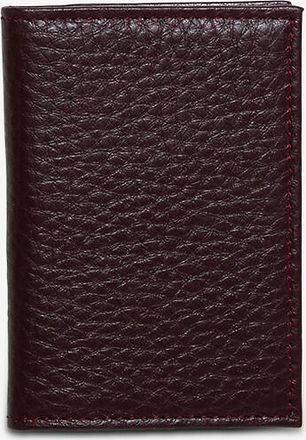 F. Hammann Gefaltetes Leder-Kartenetui