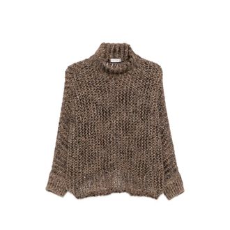 PANICALE Sequin-embellished Roll-neck Sweater