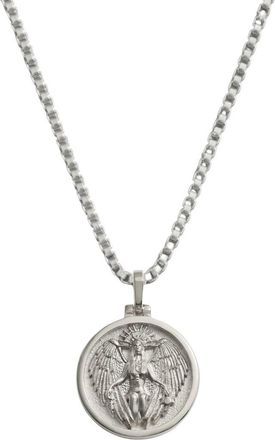 Awe Inspired Mini Goddess Pendant Necklace in 925 Sterling Silver at Nordstrom