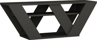 Toilinux Toilinux - Mueble De Tv 3 Estantes L110 Cm - Pipralla