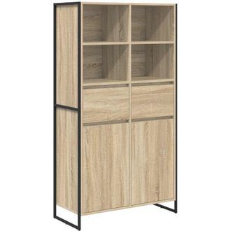 vidaXL Sideboard 2 pcs Sonoma 81 x 36 x 150.5 cm Engineered Wood vidaXL