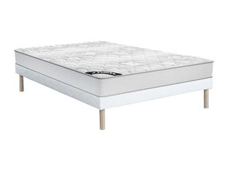 Vente-Unique Conjunto somier + colch&oacute;n de muelles ensacados de 20 cm de grosor SONGE de YSMEE - 140 x 190