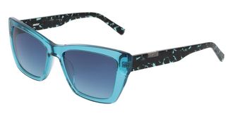 DKNY DK554S 430 Womens Sunglasses Blue Size 54