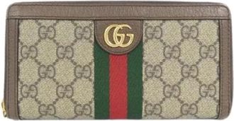 Gucci Pre-owned Canvas wallets - Dames - Vintage Accessoires - Veelkleurig - ONE Size - Vintage