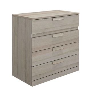 Gami C&oacute;moda 4 cajones l81 cm - gris claro
