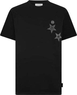 Philipp Plein Heren, Tops, Zwart, Maat: S Katoen