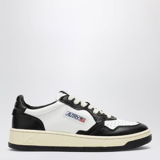 Autry Sneakers Medalist Low in pelle bianca/nera
