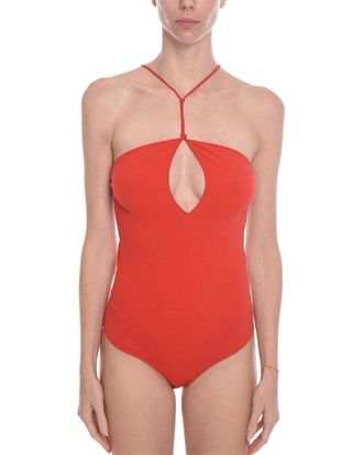 Bottega Veneta Gauge Bare-Back Wool & Silk-Blend Bodysuit