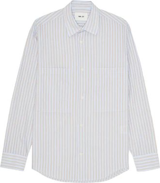 Nn.07 Gestreept overhemd - Blauw