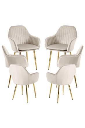 Regalos Miguel Regalos Miguel - Packs Sillas Comedor - Pack 6 Sillas Chic Golden - Beige