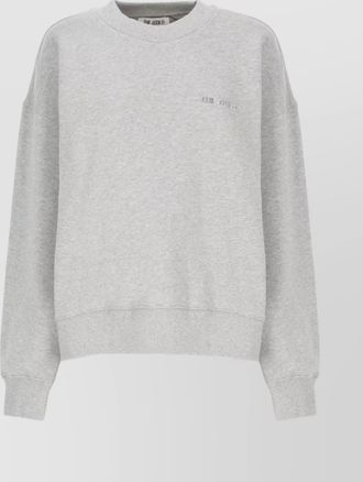 The Attico crewneck knitwear ribbed trims