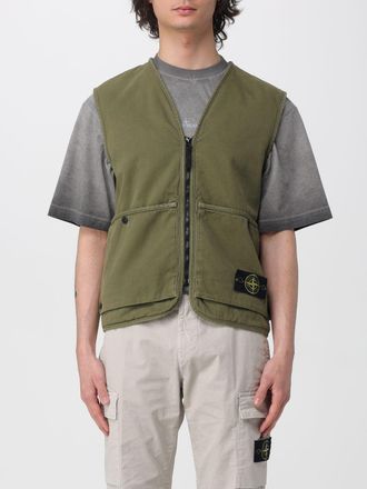 Stone Island Suit Vest Men color Military