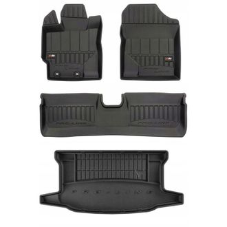 OEM Set Alfombrillas De Goma 3d Toyota Yaris 3 Active Hb 2013-2018 G