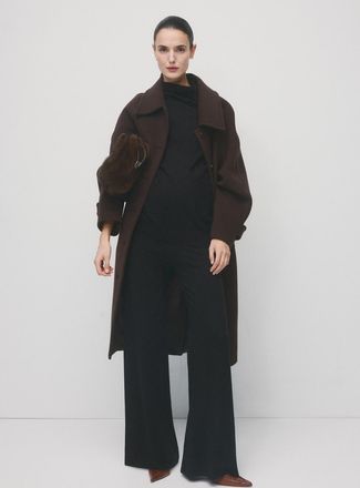 Mango Pullover collo perkins increspato nero - Donna - XS - MANGO