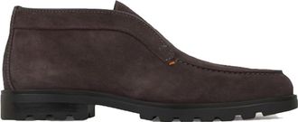 Santoni Desert Boot - Heren - Enkellaarsjes - Grijs - 39 EU - Leer - Schoenen